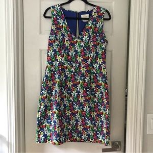 Kate Spade New York A-Line Floral Print Dress Size 12